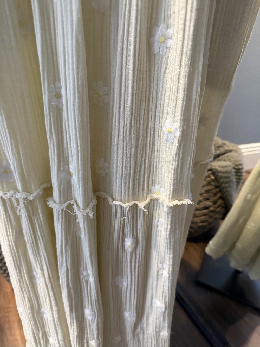 Free People Dahlia Embroidered Maxi Dress in Pastel Sage - Picture 8 of 12